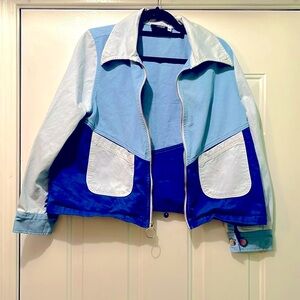 Big Bud Press Blue Cropped Coastliner Jacket